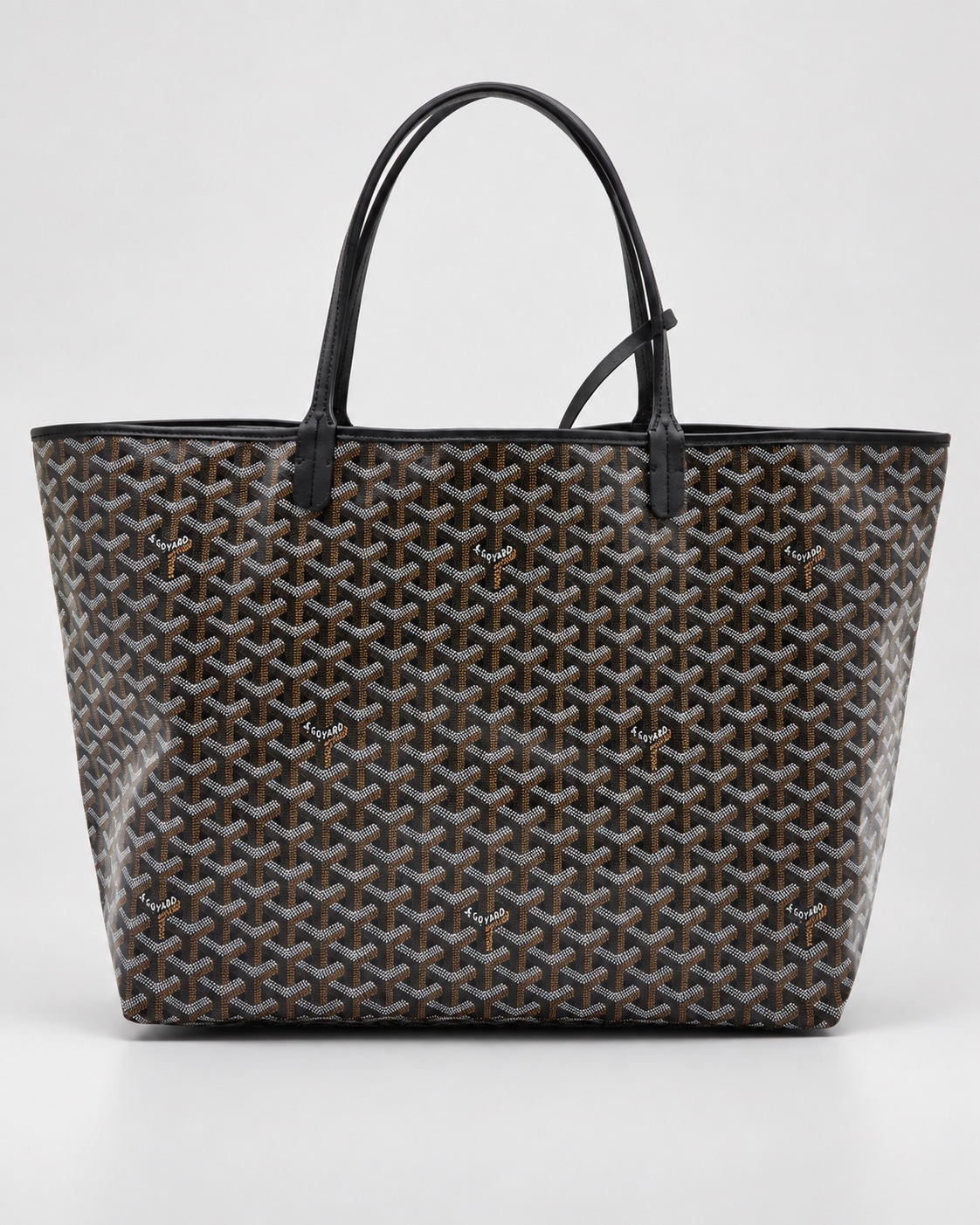 Patterned designer-style tote bag