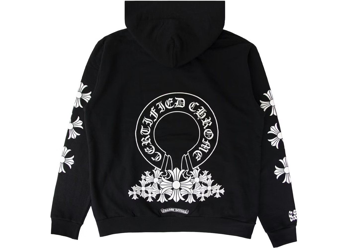 Black graphic hoodie
